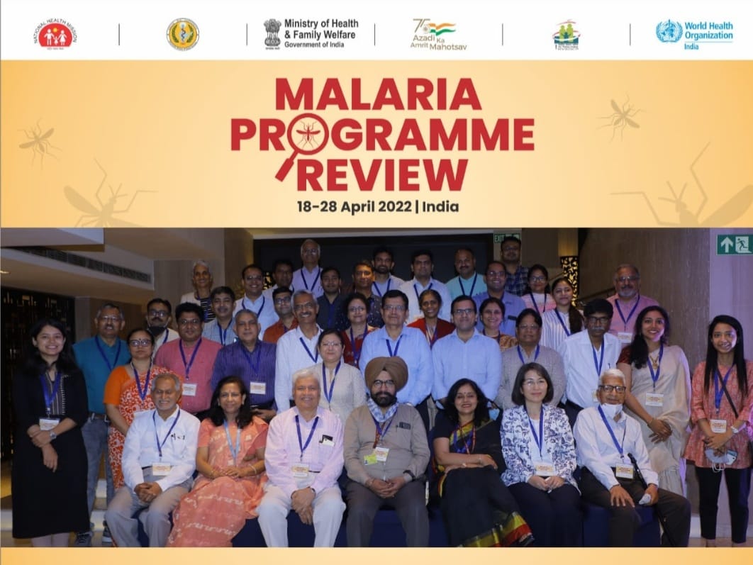 Malaria Programme Review in India from 18-28 April 2022